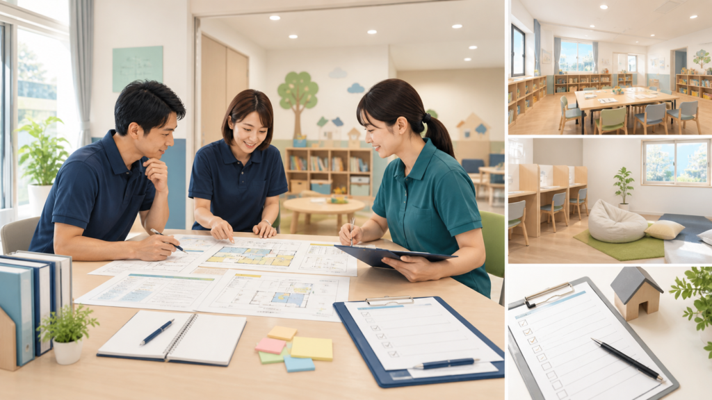 放課後等デイサービス開設の流れ｜人員・設備・指定申請の準備